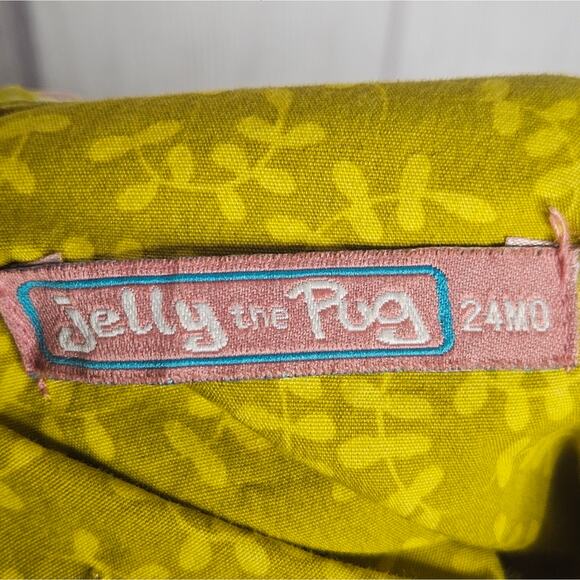 Jelly The Pug Bees Tenley Floral Print Dress, size 24 months - Picture 4 of 5